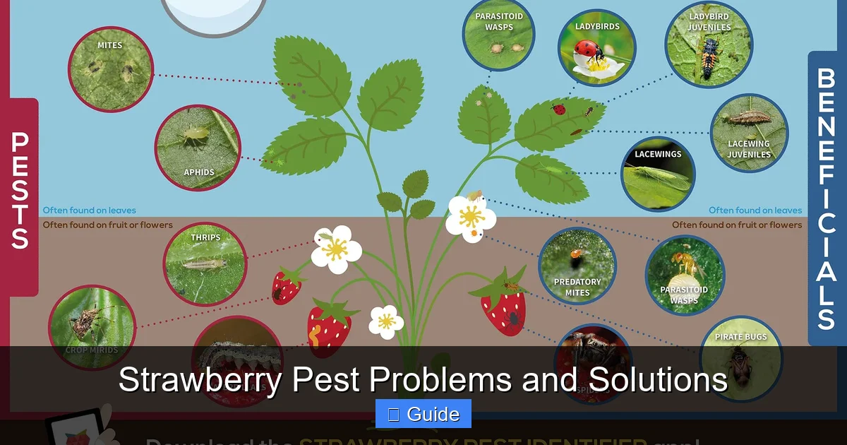 Strawberry Pest Problems and Solutions
