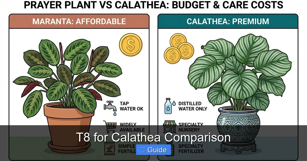 T8 for Calathea Comparison