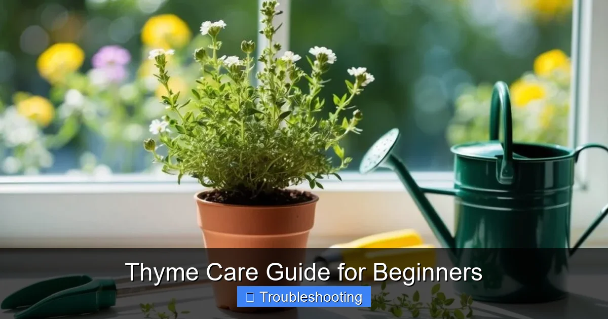 Thyme Care Guide for Beginners