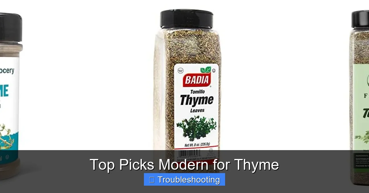 Top Picks Modern for Thyme