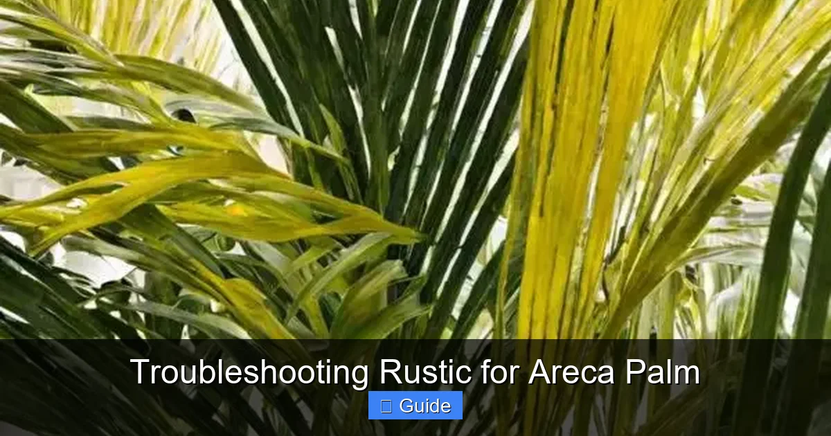 Troubleshooting Rustic for Areca Palm