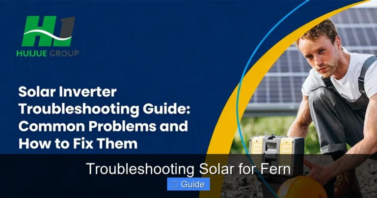 Troubleshooting Solar for Fern
