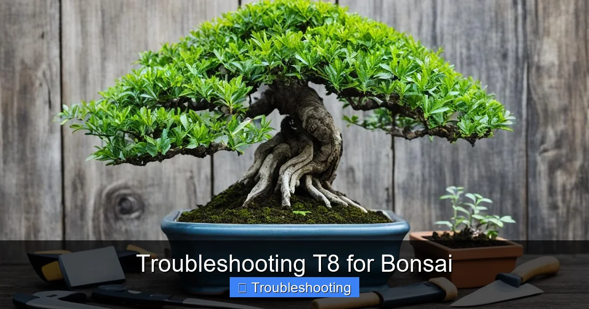 Troubleshooting T8 for Bonsai