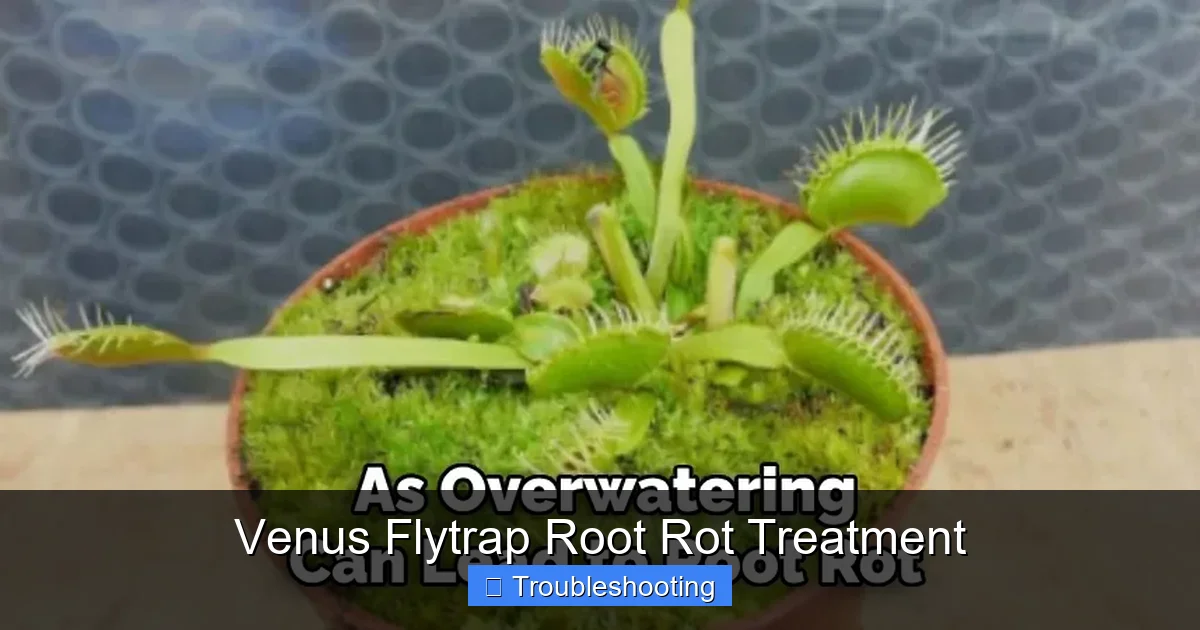 Venus Flytrap Root Rot Treatment
