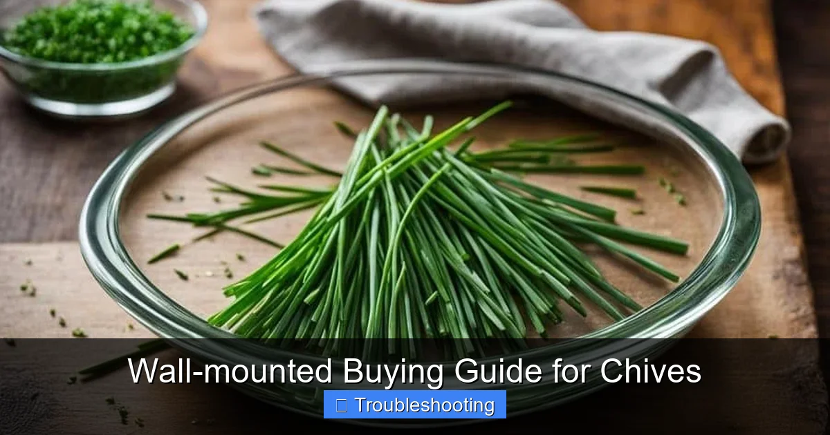 Wall-mounted Buying Guide for Chives