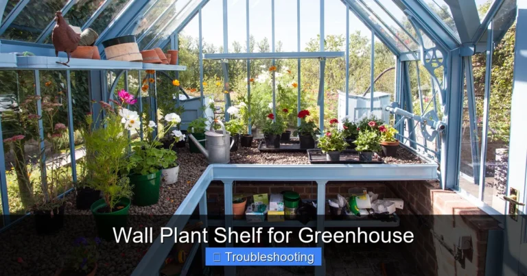 Wall Plant Shelf for Greenhouse