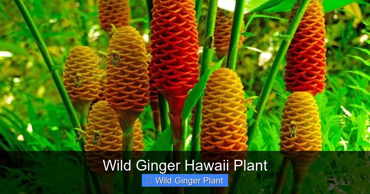 Wild Ginger Hawaii Plant