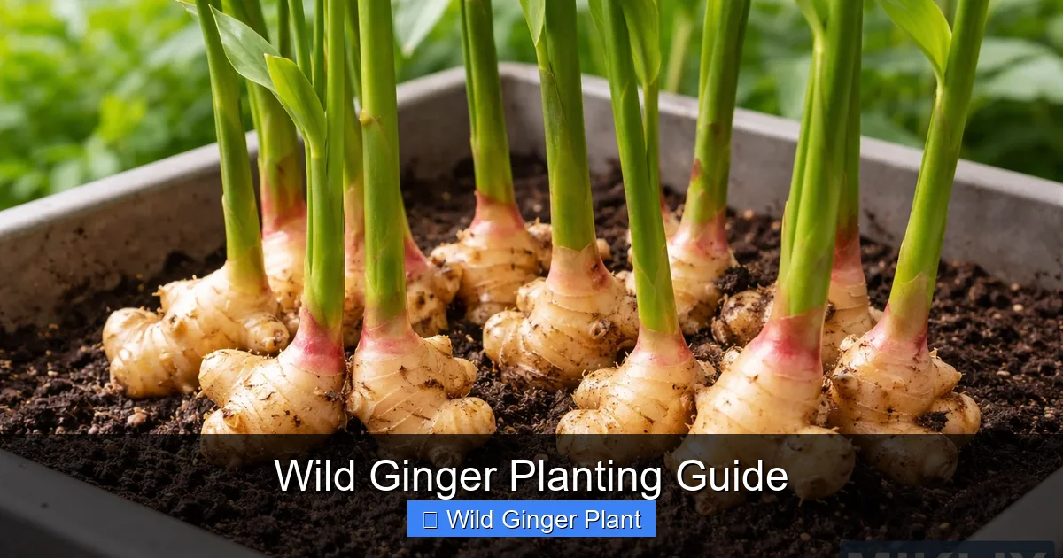 Wild Ginger Planting Guide